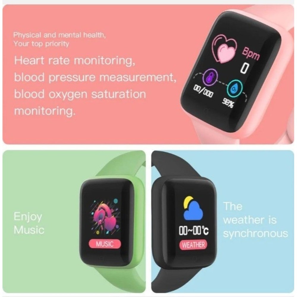 Smart Watch Fitness Watch Activity Tracker Bundle (4) - Picture 4 of 9